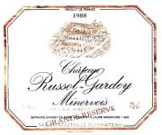 Minervois-Russol Gardey 1988